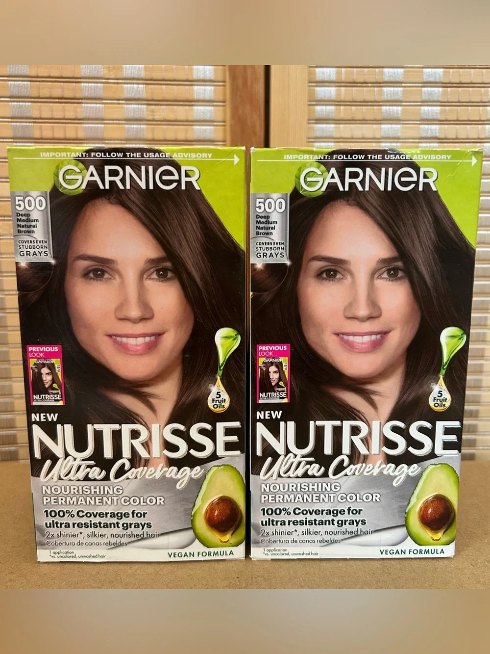 Garnier Nutrisse Nourishing Hair Color Glazed Walnut 500 lot